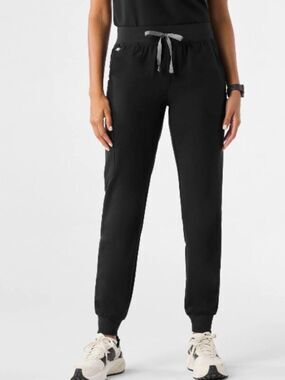 Like New! FIGS Zamora Jogger Scrub Pants PO#1683 Black Size L/P